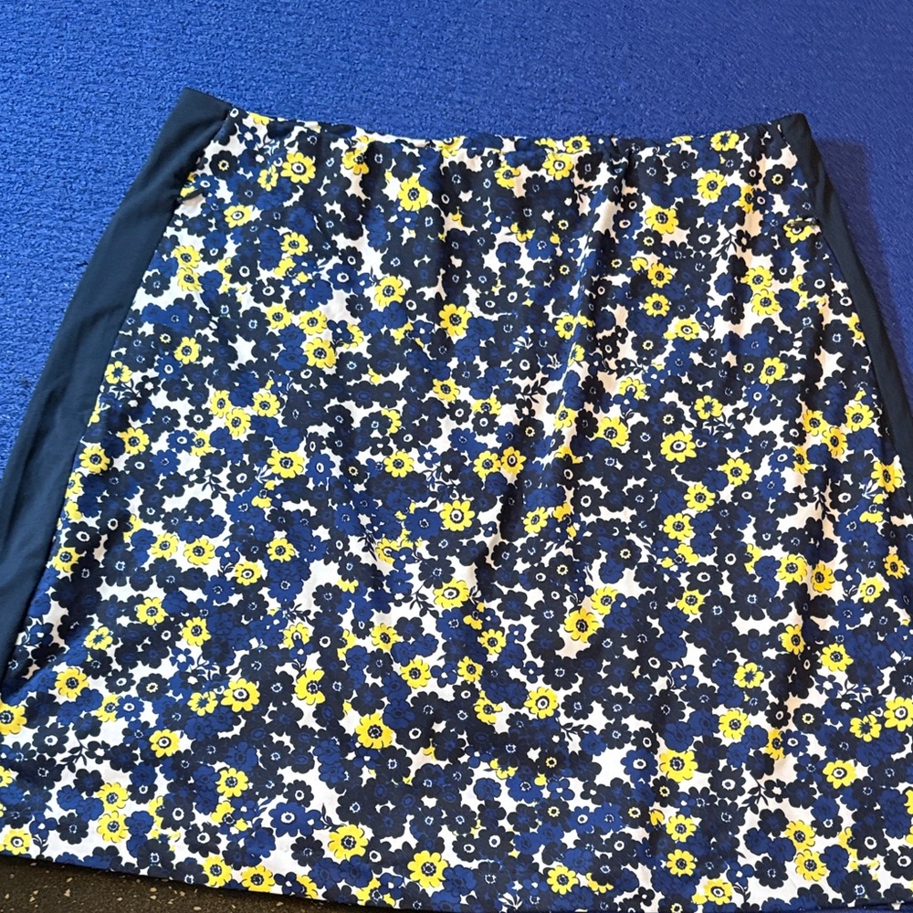 Tail Blue and Yellow Floral Skirt